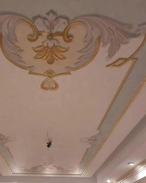 اجرای موتیف سقف، پروژه سعادت آباد