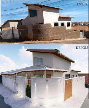 طراحی نما کوتاه ویلای و ساده