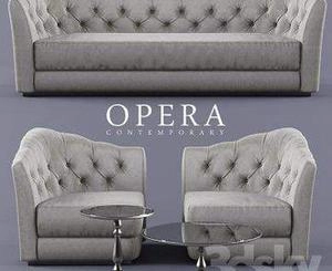 مبل مدرن با پشتی لمسه ای Opera Butterfly Sofa