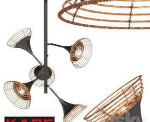 Pendant Lamp Rattan 5 Lite