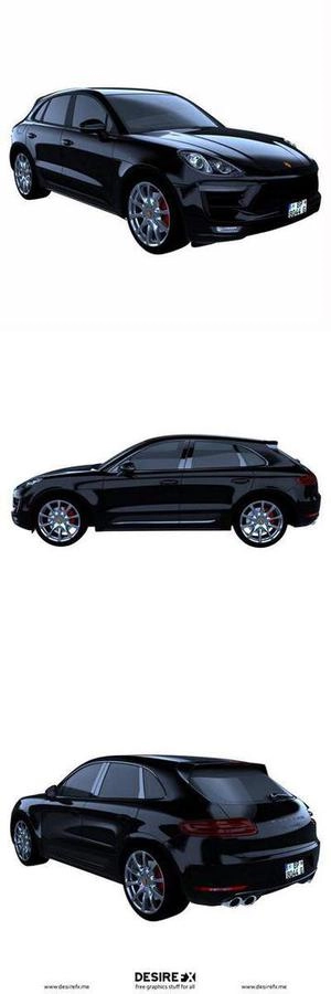 ماشین پورشه ماکان Porsche Macan 3D Model