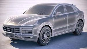 Porsche Cayenne Turbo Coupe 2020 3D Model