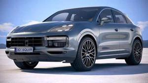 Porsche Cayenne Turbo Coupe 2020 3D Model