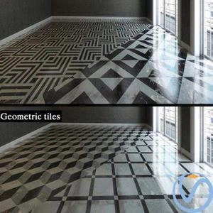 سرامیک مدرن Geometric Tile سه بعدی