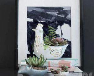 گلدون دکوری مرغ و موش