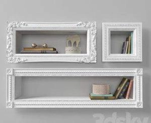 دکوری مدرن با قاب کلاسیک دیوار کوب