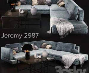 Sofa Natuzzi Jeremy مبل ال شکل