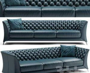 مبل چرم مدرن Sofa Natuzzi La Scala سایز بزرگ