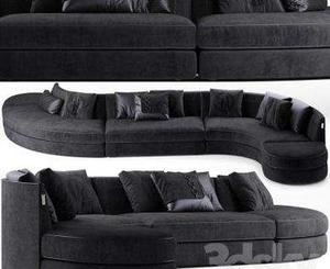 مبل مدرن گرد Sofa Vittoria Frigerio Borromeo