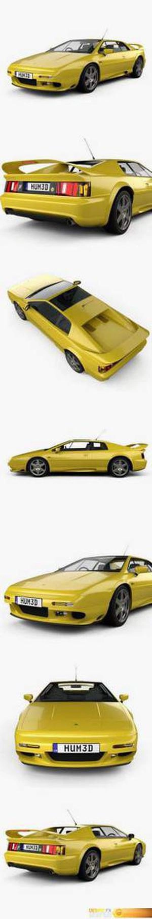 ماشین مدلینگ شده Lotus Esprit 1996 3D