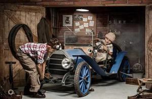 Two young boys mechanics