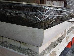 طراحی نمای تخت رومی با سنگ روشن