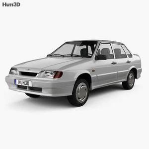 ماشین قدیمی VAZ Lada Samara (2115) sedan 1997 3D model