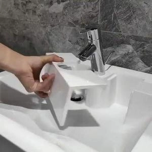پوشاندن محل خروجی آب روشویی