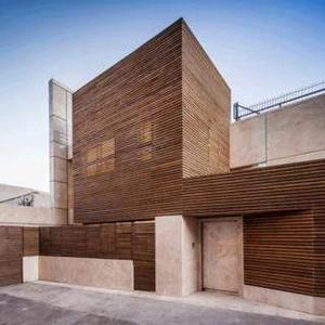 نمای ترموود گردویی روشن