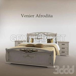 تخت خواب چوبی مدلVENIER AFRODITA