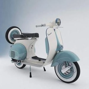 Vespa VNB مونور وسپا 3d