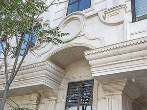 طراحی نمای تخت رومی با سنگ روشن 2