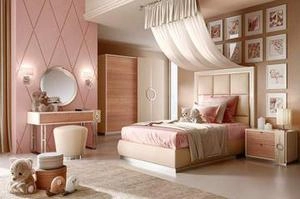 اتاق خواب دخترانه با رنگ های سنگین