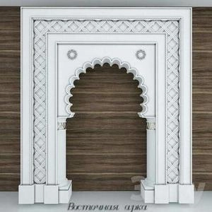 محراب با قوس هندی