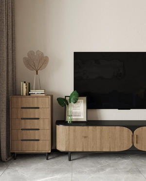 طراحی داخلی نشیمن مدرن برای اسکچاپ
