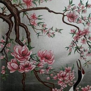 نقاشی شاخه درخت زیبا