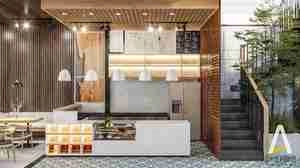 کافه‌ای دنج با طراحی مدرن و فضایی دلنشین برای اسکچاپ