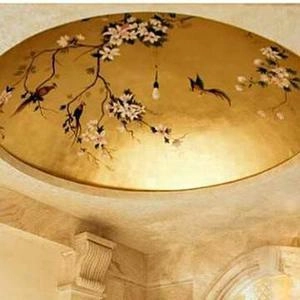 نقاشی روی ورق طلا پروژه ساختمان خیابان پرستار