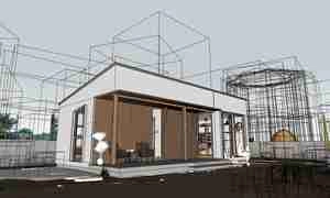 طراحی ویلا مدرن برای اسکچاپ