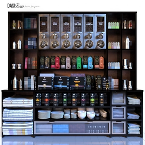 ویترین مغازه قهوه فروشی برای اسکچاپ