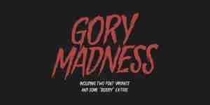 فونت انگلیسی Gory Madness