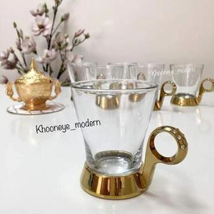 فنجان های دسته نگین دار