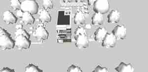 طراحی نما ویلای مسکونی مدرن برای اسکچاپ