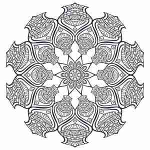 ماندلا Vector indian Mandala