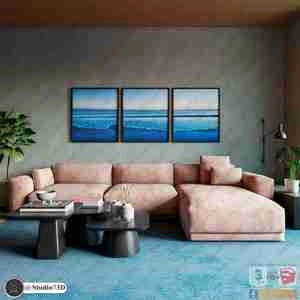 طراحی داخلی اتاق خواب شیک و مدرن با تلفیقی از رنگ های شاد