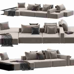 آبجکت مبل Pro 3DSky - Sofa Poliform WESTSIDE DIVANO