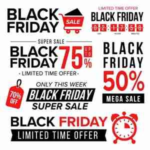 جمعه سیاه متن های اینگلیسی black friday designs