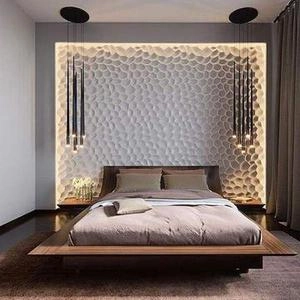 پنل سه بعدی برای اتاق خواب