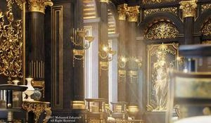 Black & Gold on Pantone گالری پانتون با سیاه و مشکی