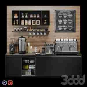 طراحی میز کار کافی شاپ 6Coffee bar