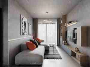 طراحی فضای داخلی  مسکونی به سبک مینیمال و مدرن برای اسکچاپ
