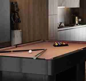 طراحی داخلی اتاق بیلیاررد و فضای ناهارخوری لوکس و شیک برای اسکچاپ