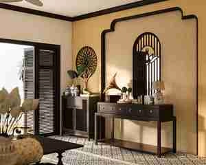 طراحی داخلی نشیمن کلاسیک برای اسکچاپ