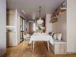 طراحی داخلی آپارتمان مسکونی مدرن برای اسکچاپ