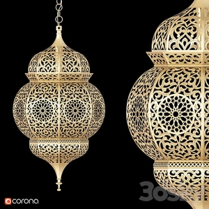 چراغ آویز یالوستر سوری عربی