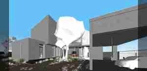 طراحی نمای خارجی ویلا برای اسکچاپ