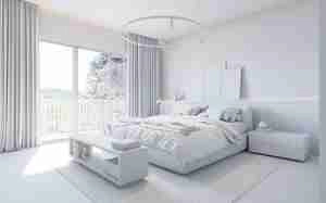 طراحی داخلی اتاق خواب مدرن برای اسکچاپ