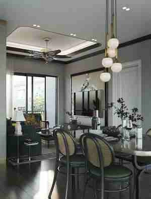 ترکیبی از سبک کلاسیک و مدرن در طراحی نشیمن برای اسکچاپ