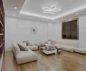 طراحی داخلی فضای نشیمن مدرن و مینیمال برای اسکچاپ