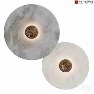 دیوار کوب دیسک سفید